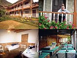 102 Marpha Neeru Guest House In 2002 In 2002 I checked in to the Neeru Guest House with my room overlooking a tiny, sunny courtyard full of marigolds and a couple of fruit trees. I had my meals in their restaurant/sunroom that was always warm and cozy.